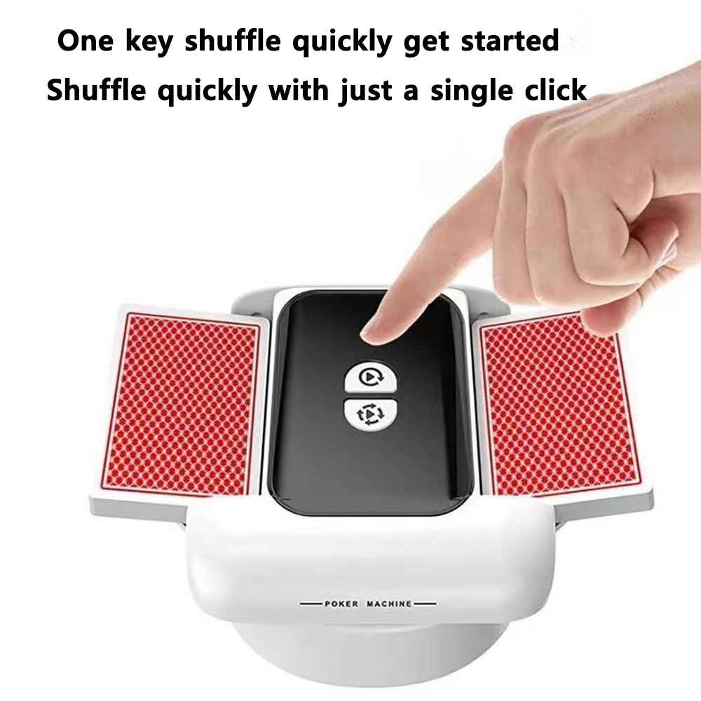 Party Games At Home - 充電式自動カード シャッフル マシン電動ポーカー カード シャッフル ツール