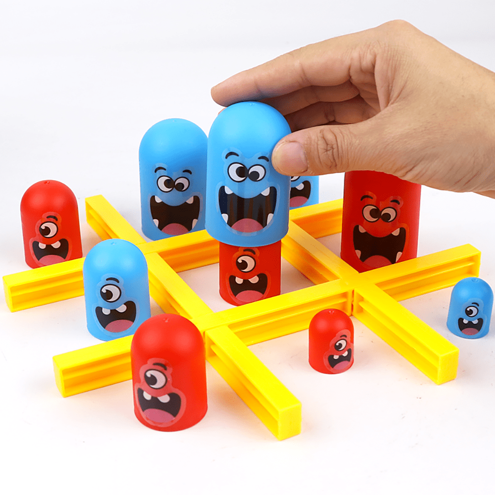 Tic Tac Toe Giant - 面白いテーブルボードゲーム 三目並べ 知的 大きな食べる 小さなチェス インタラクティブ