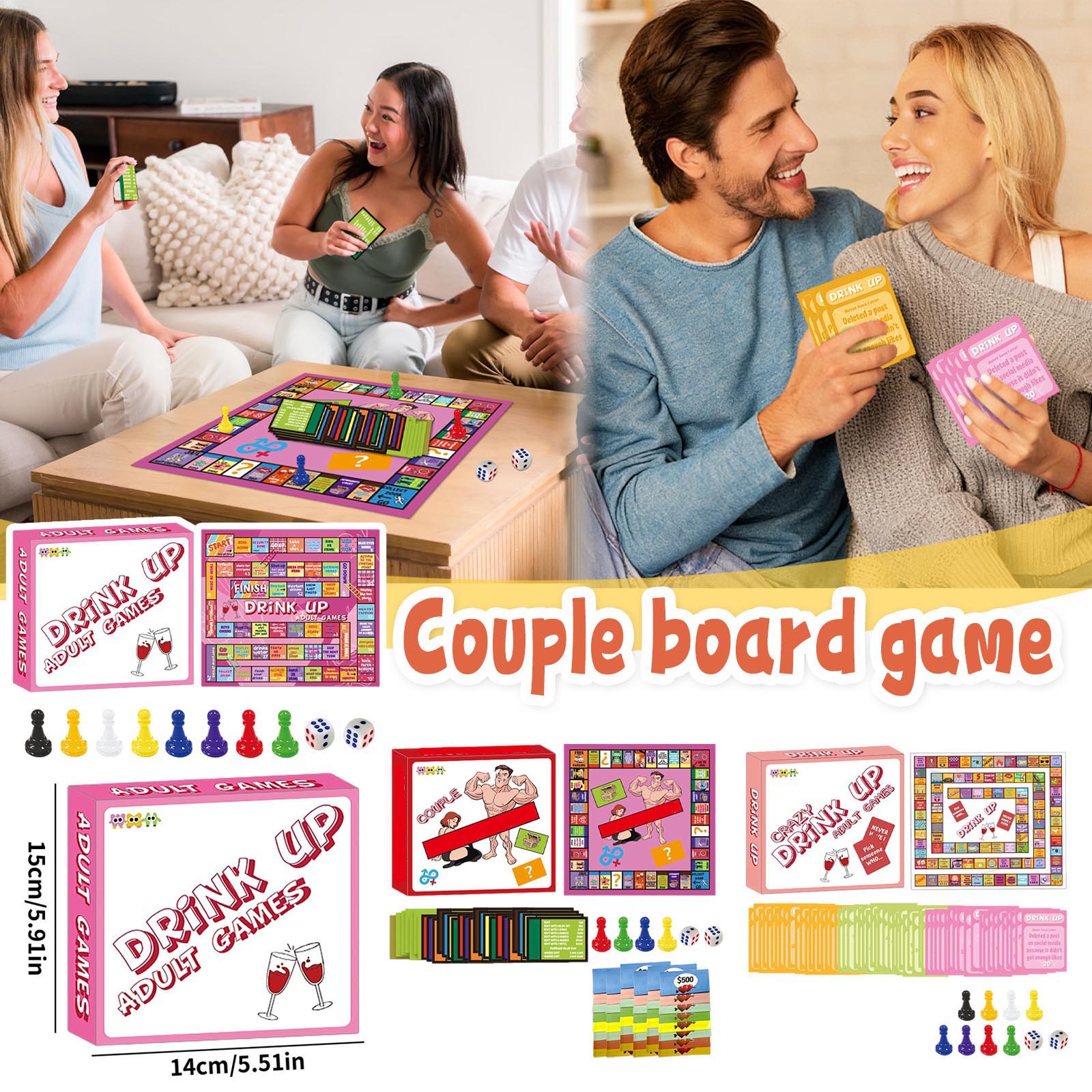 Play Friends Party Games - カップル向けのデスクボードゲーム カップルや友達が一緒にプレイできる楽しいインタラクティブなパーティーエンターテイメントカードゲーム