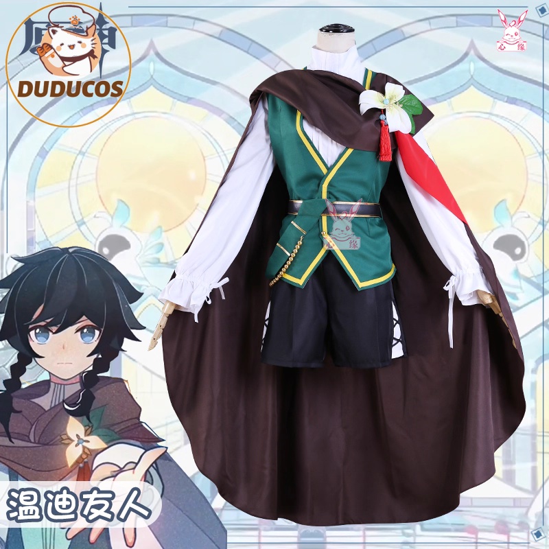 Play Friends Party Games - ゲンシンインパクト-コスプレ衣装,コスプレ衣装,ロールプレイ,コミック,ハロウィーンパーティー用ウィッグ,アニメーションアクセサリー,duduゲーム