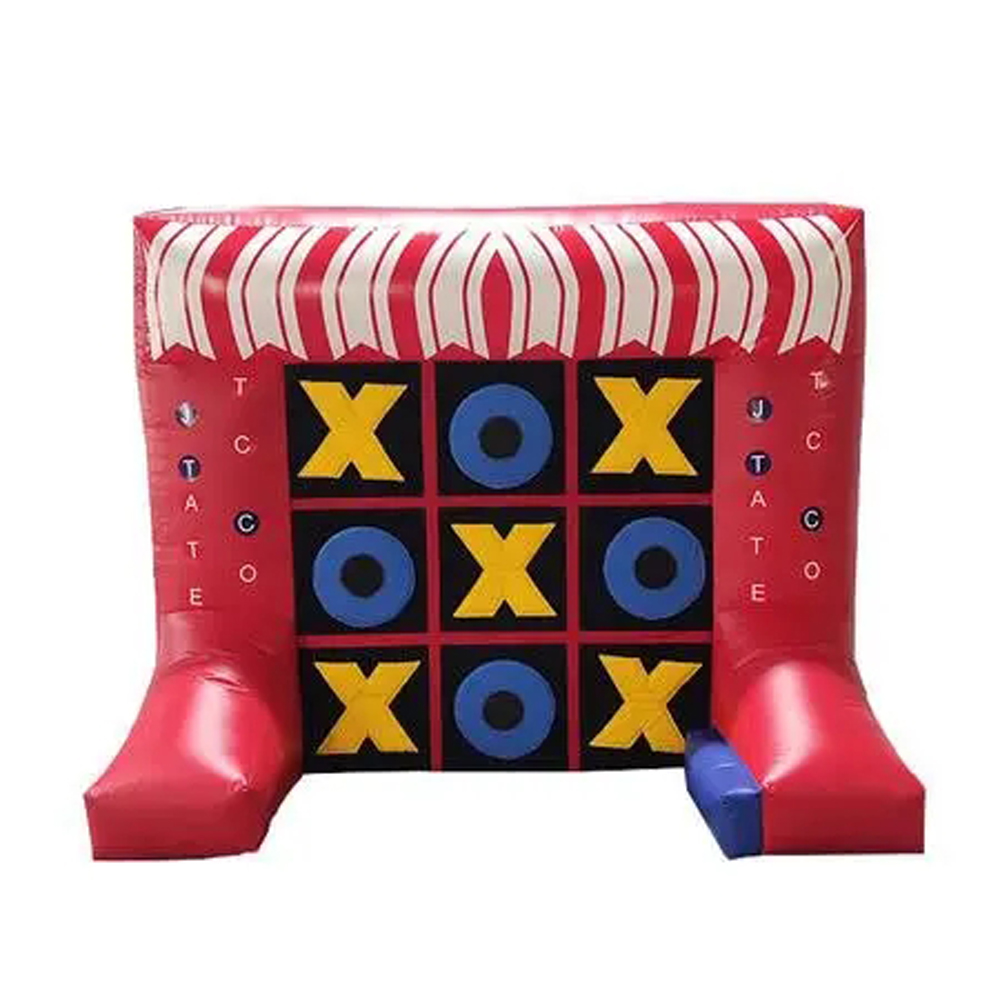 Tic Tac Toe Giant - 巨大な2in1カーニバル用インフレータブル三目並べとコネクト4、巨大なダブルファンインフレータブルスポーツゲーム、パーティーイベント広告用