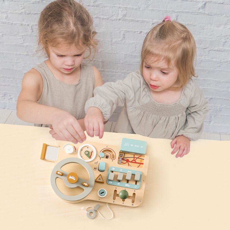 子供向けモンテッソーリおもちゃ 車型ビジーボード 赤ちゃん用 - Party Games At Home のレビューと価格