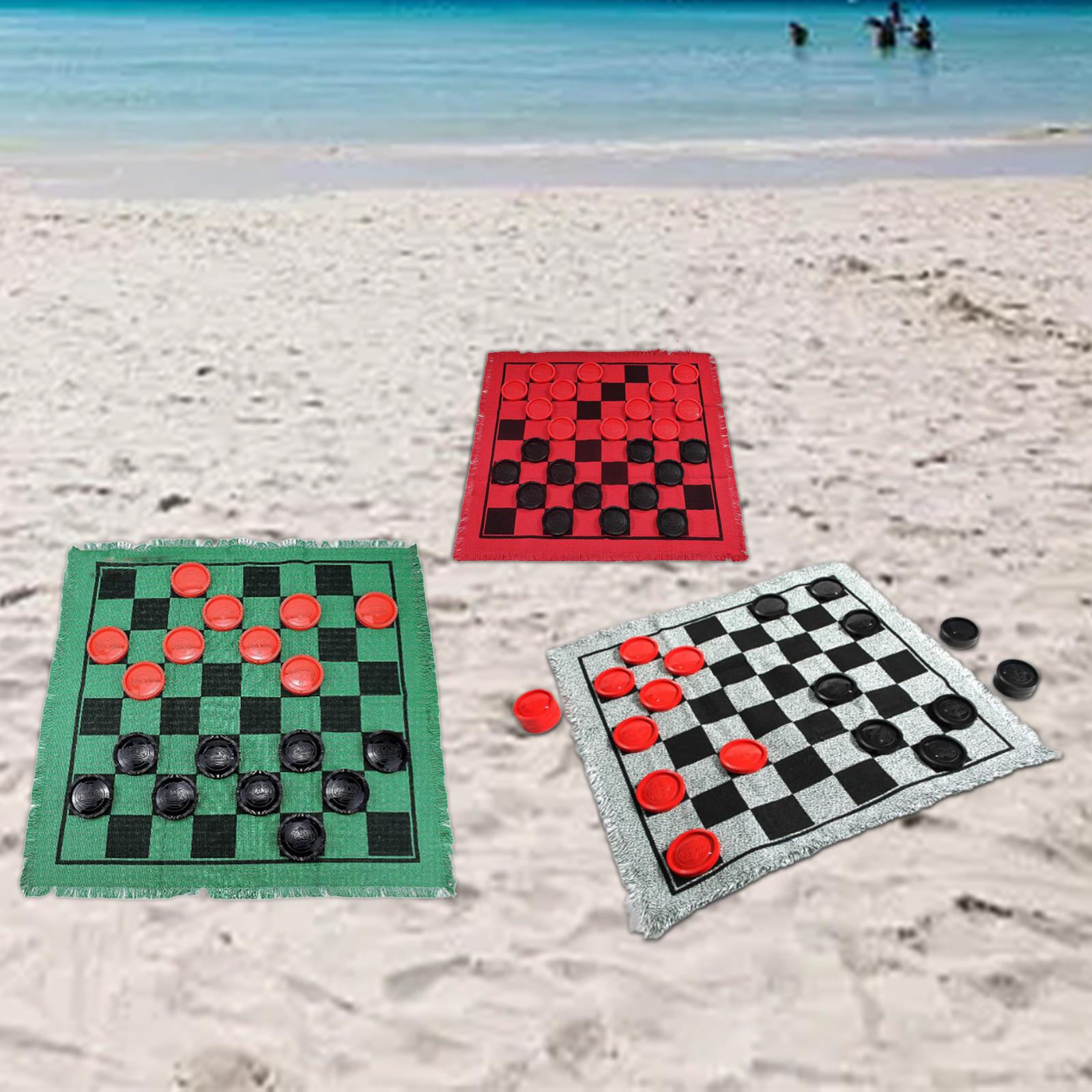 ジャイアントチェッカーボードゲームセット、クラシック3 in - Tic Tac Toe Giant のレビューと価格