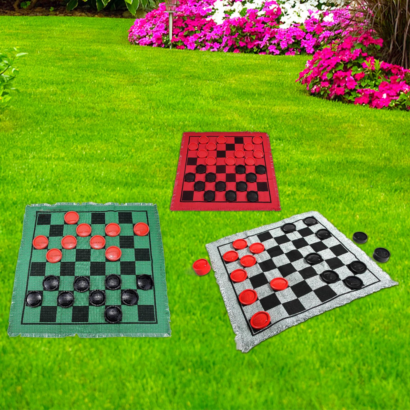 ジャイアントチェッカーボードゲームセット、クラシック3 in - Tic Tac Toe Giant のレビューと価格