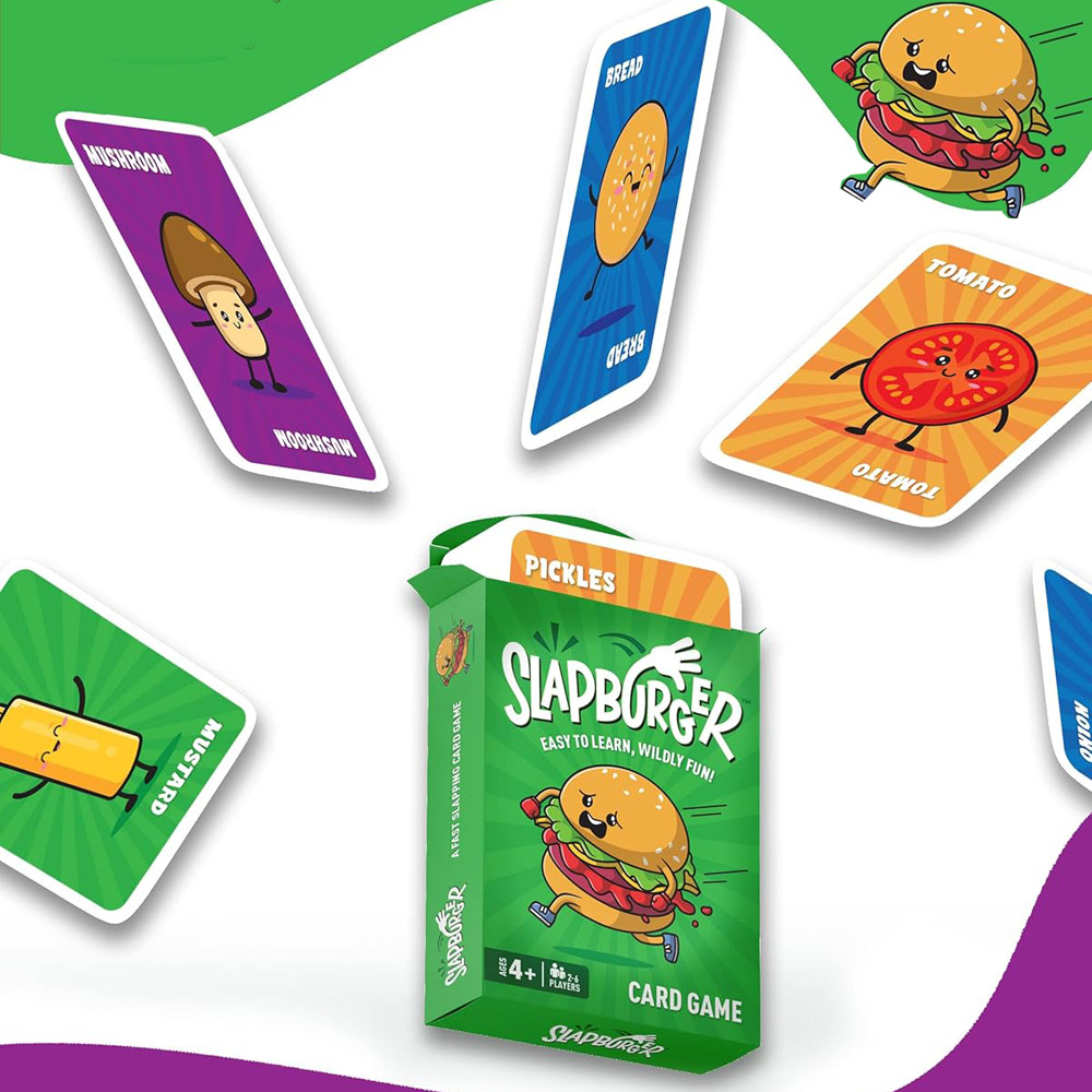 スラップバーガー カードゲーム - 高速でテンポの速いファミ - Play Friends Party Games のレビューと価格
