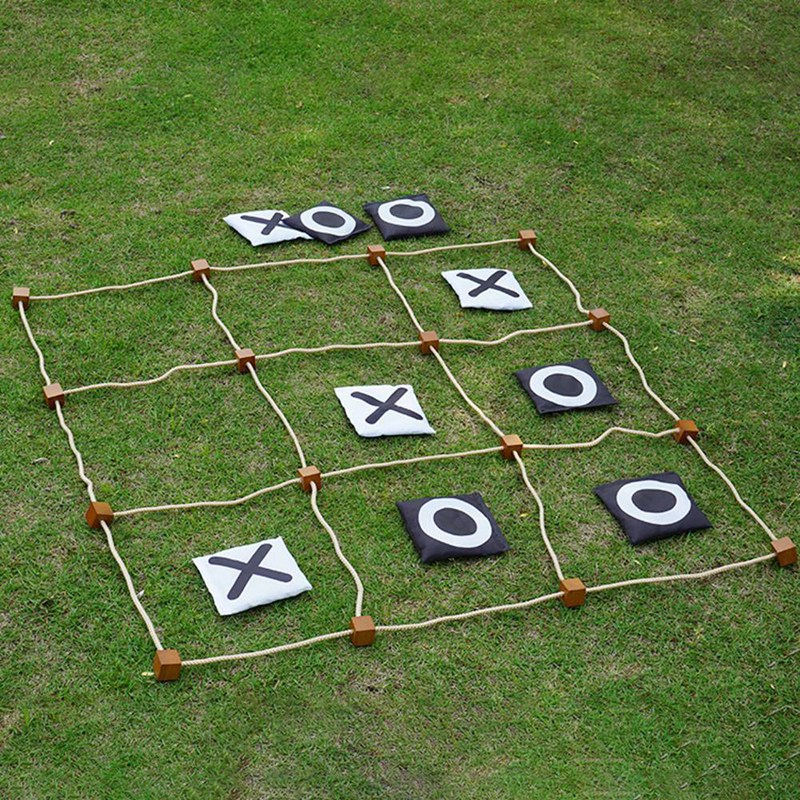 巨大な三目並べ屋外ゲーム、組み立て不要、すぐに設置できるビー - Tic Tac Toe Giant のレビューと価格
