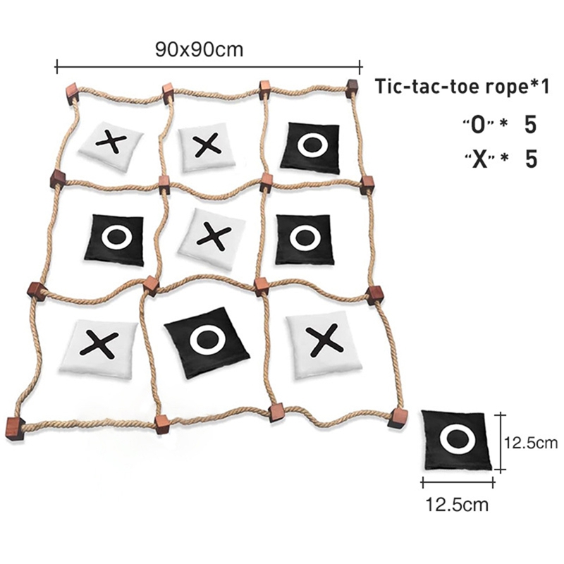 巨大な三目並べ屋外ゲーム、組み立て不要、すぐに設置できるビー - Tic Tac Toe Giant のレビューと価格