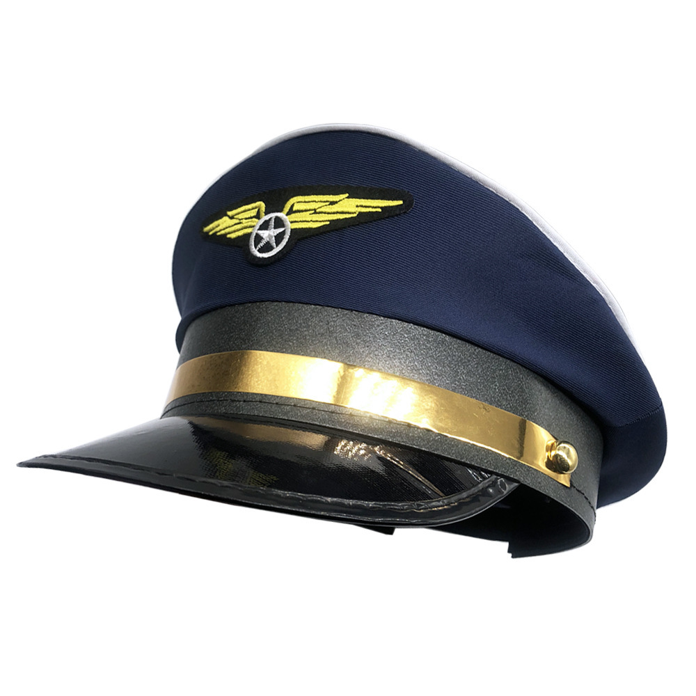 子供ハロウィンコスチューム航空機キャプテンの制服コスプレ帽子 - Party Games Adult Birthday のレビューと価格