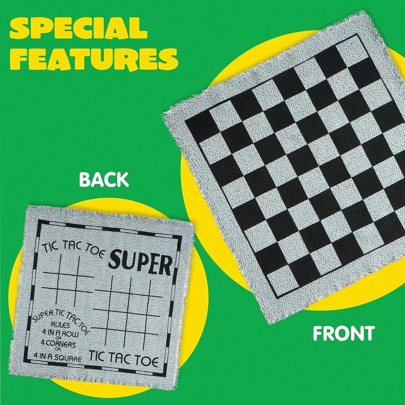 3-in-1 ヴィンテージゲームセット - ジャイアントチェ - Tic Tac Toe Giant のレビューと価格