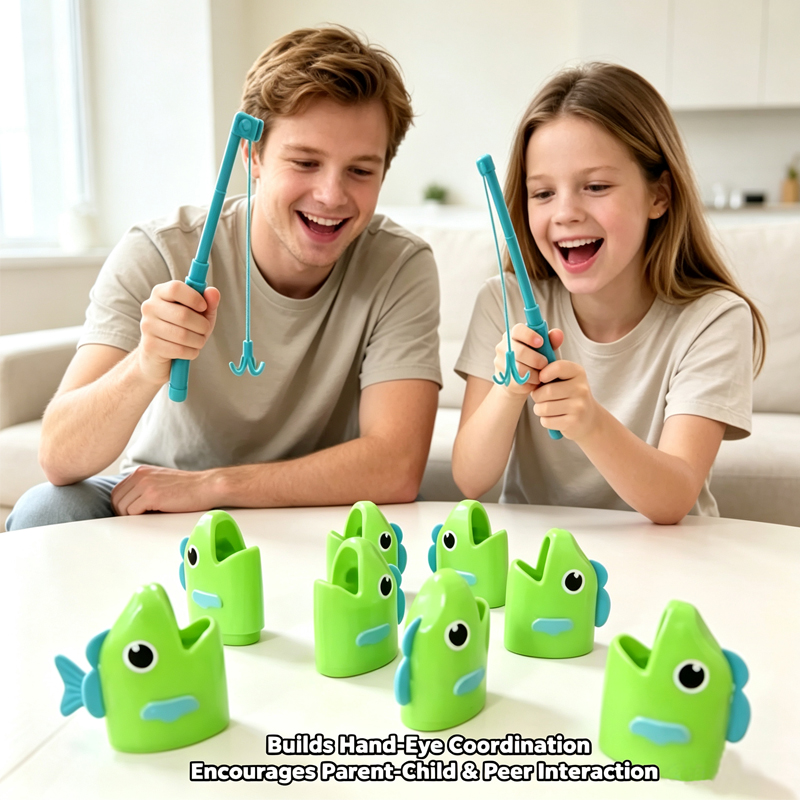 伸縮式魚釣りテーブルトップゲーム 家族向けインタラクティブ釣 - Play Friends Party Games のレビューと価格