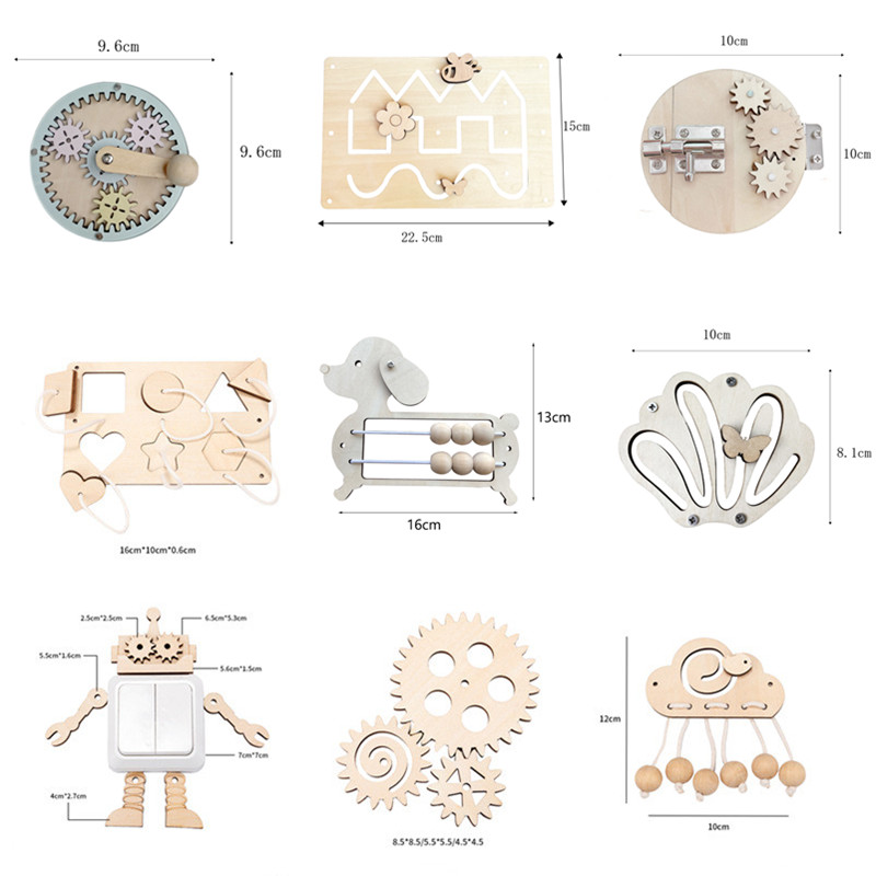 早期教育用モンテッソーリ感覚玩具,ボード,DIYアクセサリー - Party Games At Home のレビューと価格