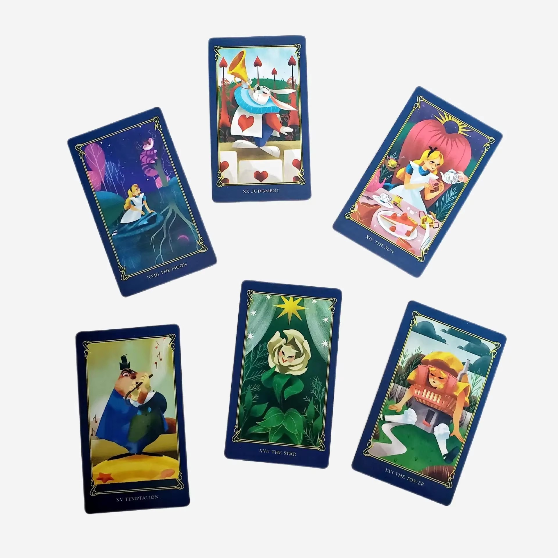 不思議の国のアリスタロットカードゲーム、占いボードゲーム、運 - Party Games Alice In Wonderland のレビューと価格