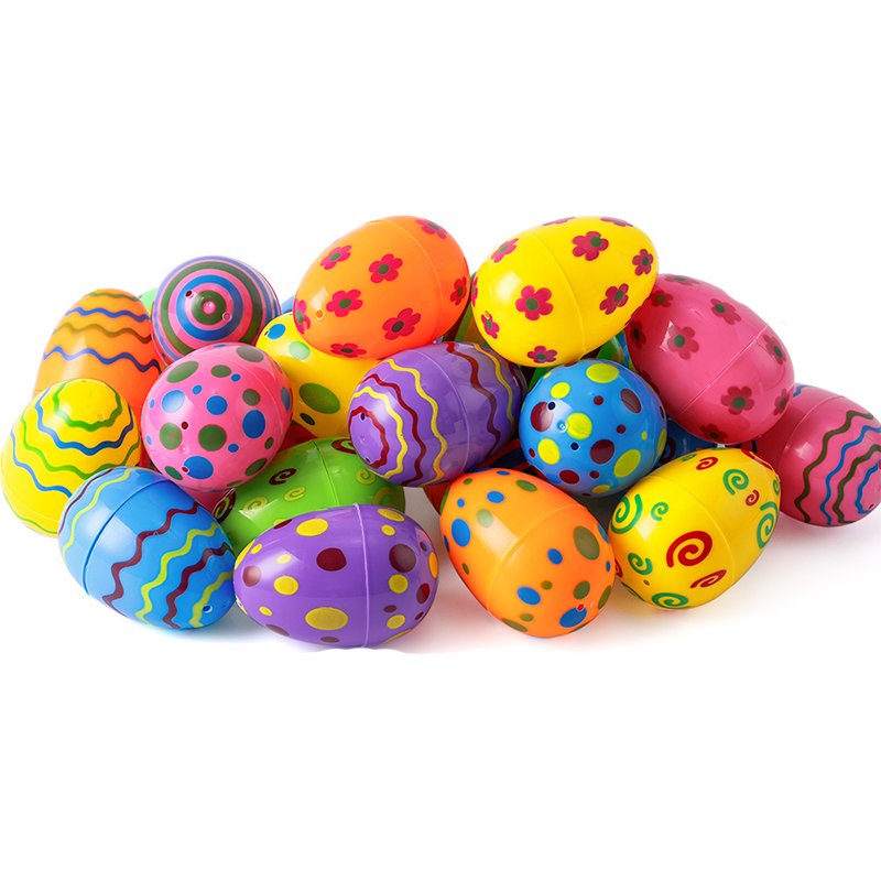 12/24 個ゴールデンイースターエッグプラスチック空のイー - Party Games Easter Egg のレビューと価格