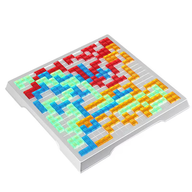 子供知的パズル戦略ボード知育玩具色の正方形ゲームキッズファミ - Party Games At Home のレビューと価格