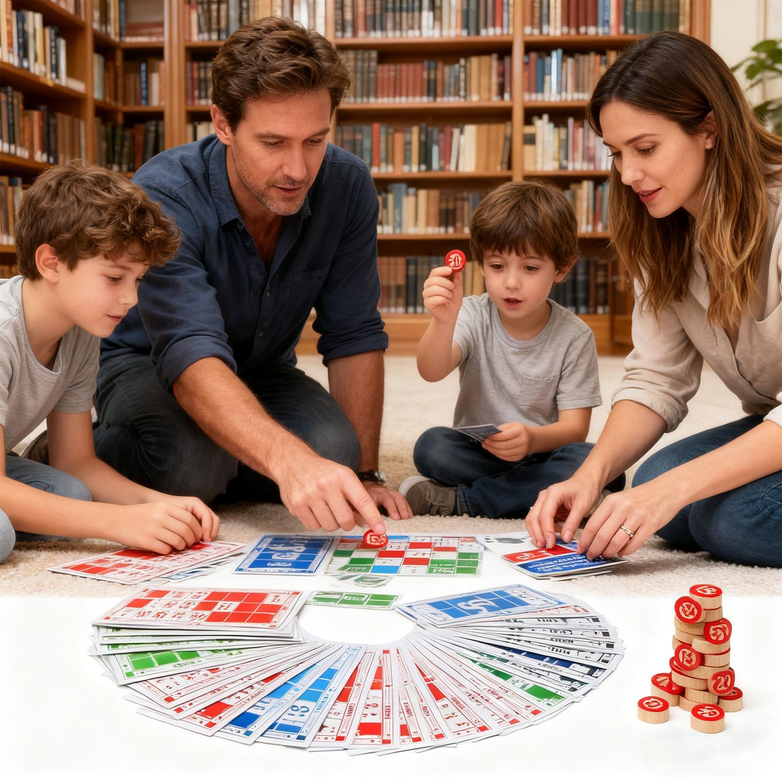 ビンゴカードゲーム 木製 面白い 知育玩具 大人向け ビンゴ - Play Friends Party Games のレビューと価格