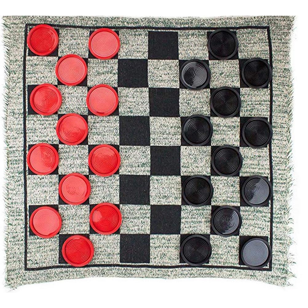 3 in 1巨大チェッカーセット、大人と子供向けの三目並べゲ - Tic Tac Toe Giant のレビューと価格